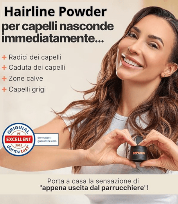 Hairline Powder - Correttore Capelli Diradati Istantaneo | Effetto Naturale - AreYouHappy Shop