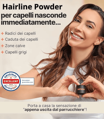 Hairline Powder - Correttore Capelli Diradati Istantaneo | Effetto Naturale - AreYouHappy Shop